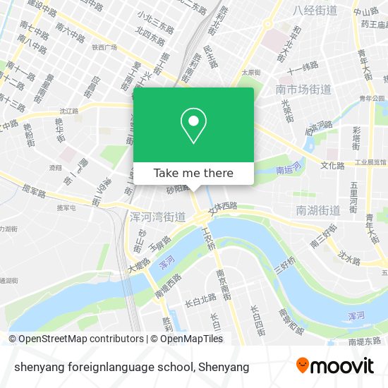 shenyang foreignlanguage school map