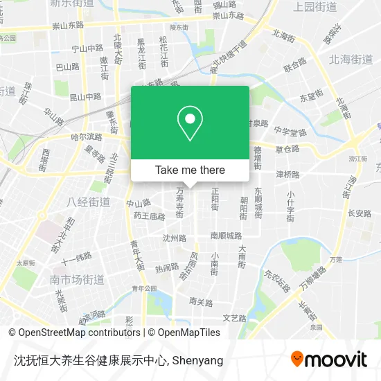 沈抚恒大养生谷健康展示中心 map