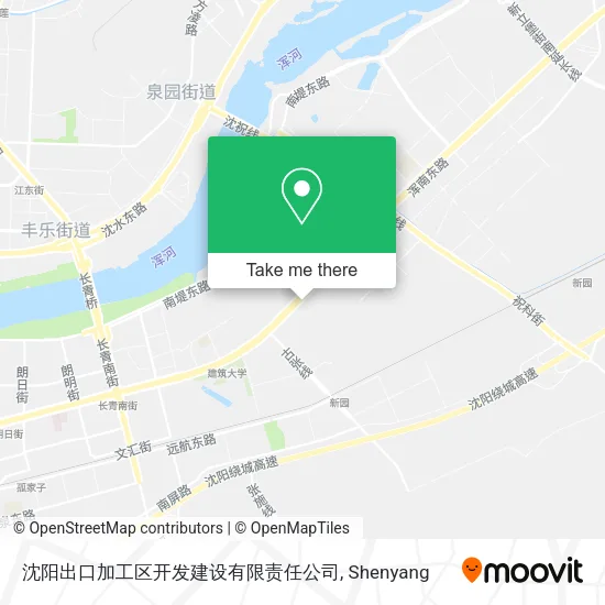 沈阳出口加工区开发建设有限责任公司 map