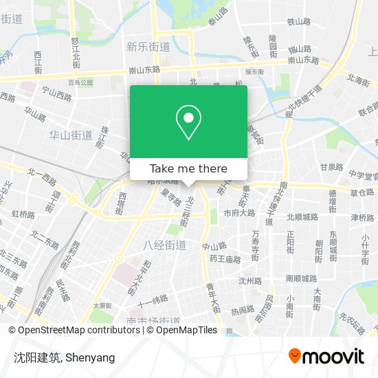 沈阳建筑 map