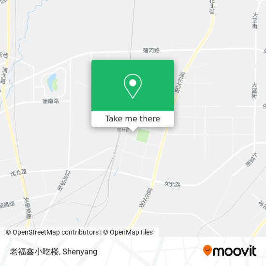 老福鑫小吃楼 map