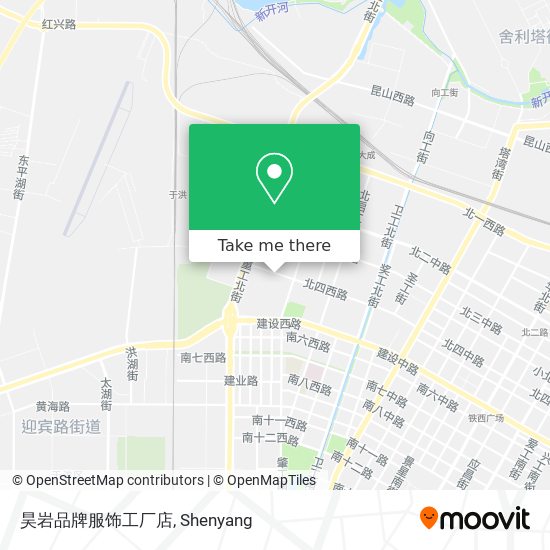 昊岩品牌服饰工厂店 map
