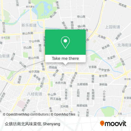 众膳坊南北风味菜馆 map