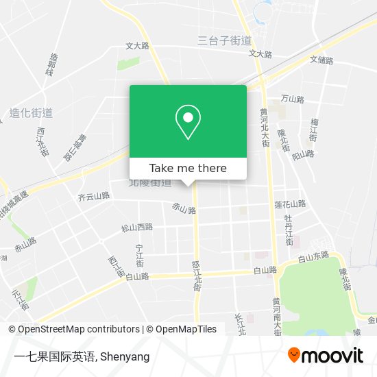 一七果国际英语 map