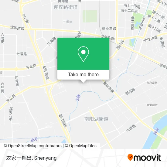 农家一锅出 map