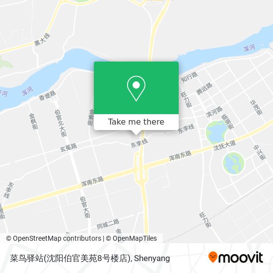 菜鸟驿站(沈阳伯官美苑8号楼店) map