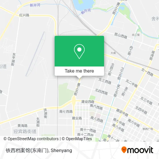 铁西档案馆(东南门) map