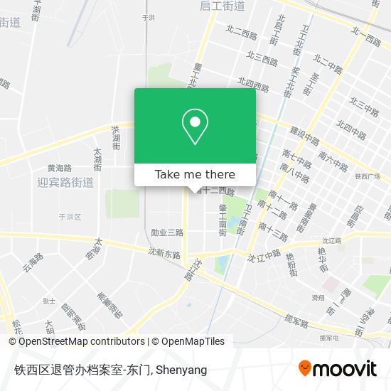 铁西区退管办档案室-东门 map