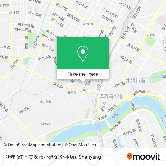 街电(红海棠深夜小酒馆滑翔店) map