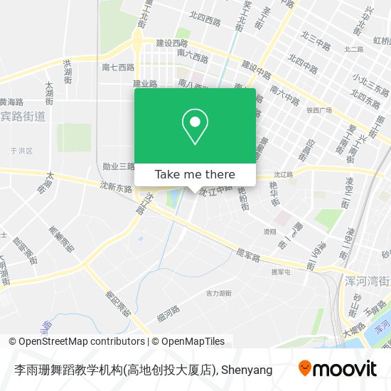 李雨珊舞蹈教学机构(高地创投大厦店) map