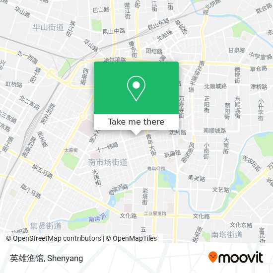 英雄渔馆 map