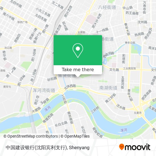 中国建设银行(沈阳宾利支行) map