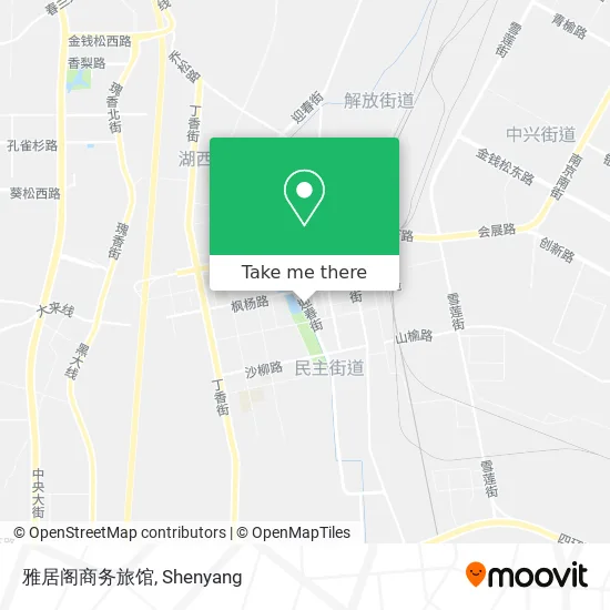 雅居阁商务旅馆 map