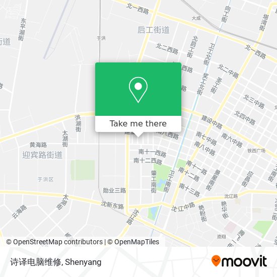 诗译电脑维修 map