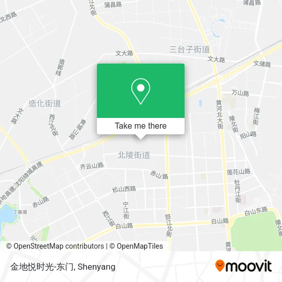 金地悦时光-东门 map