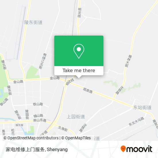 家电维修上门服务 map