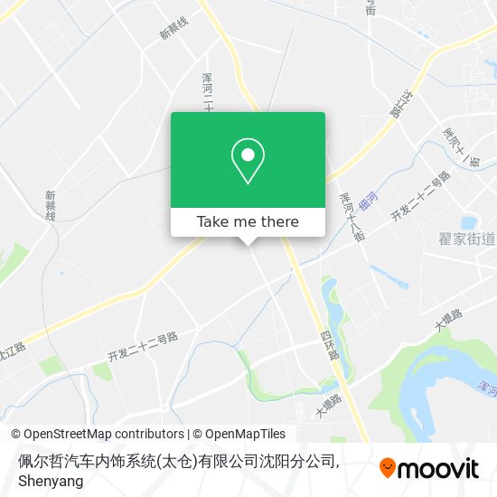 佩尔哲汽车内饰系统(太仓)有限公司沈阳分公司 map