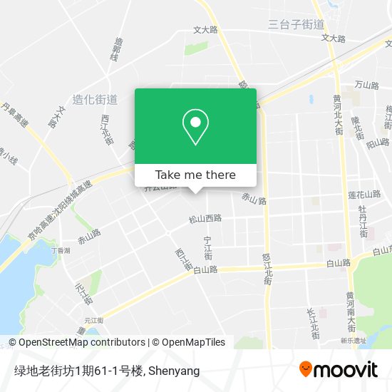 绿地老街坊1期61-1号楼 map