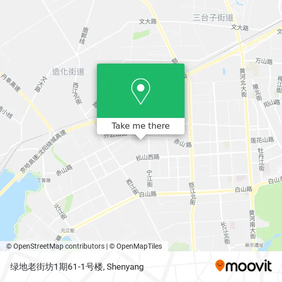 绿地老街坊1期61-1号楼 map