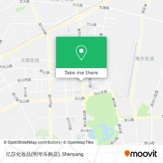 亿莎化妆品(明华乐购店) map