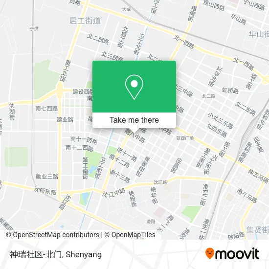神瑞社区-北门 map