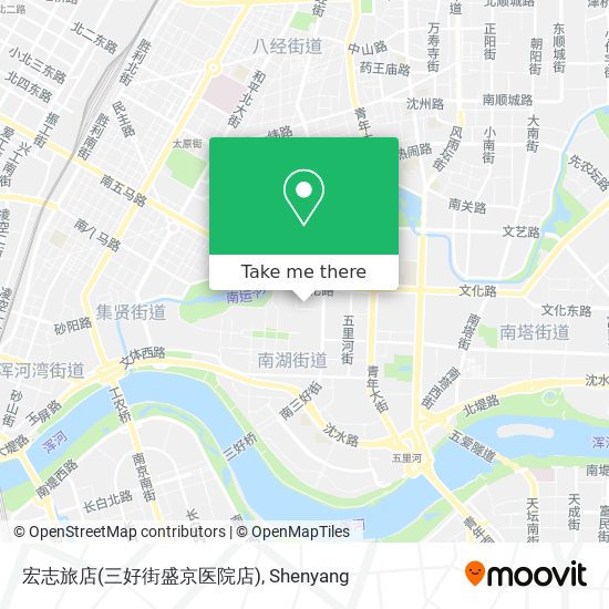 宏志旅店(三好街盛京医院店) map