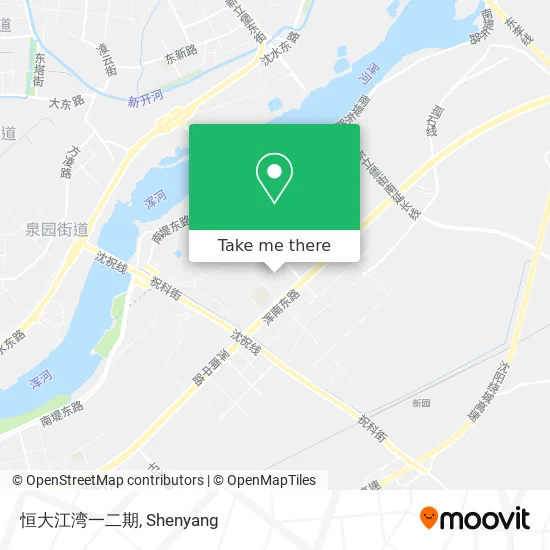 恒大江湾一二期 map