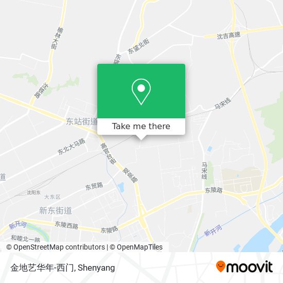 金地艺华年-西门 map