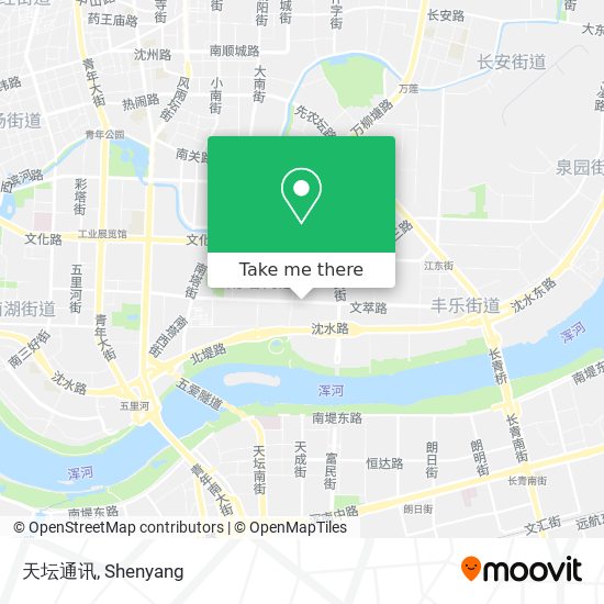 天坛通讯 map