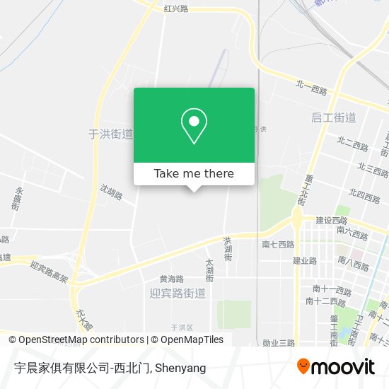宇晨家俱有限公司-西北门 map