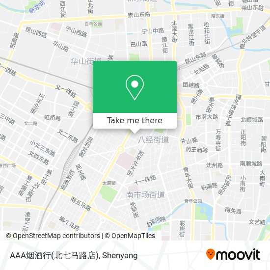 AAA烟酒行(北七马路店) map