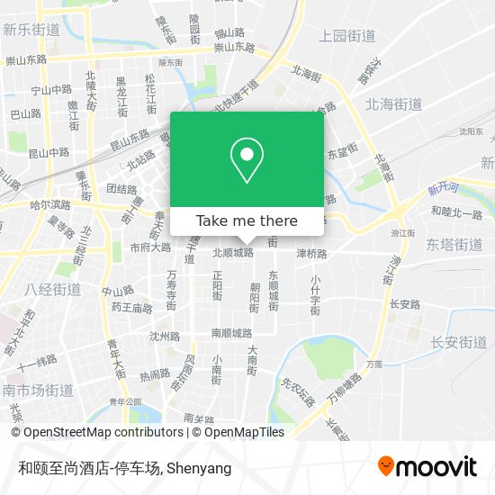 和颐至尚酒店-停车场 map