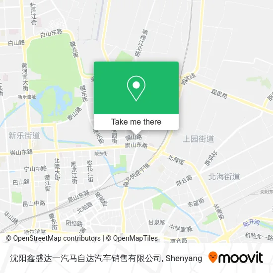 沈阳鑫盛达一汽马自达汽车销售有限公司 map