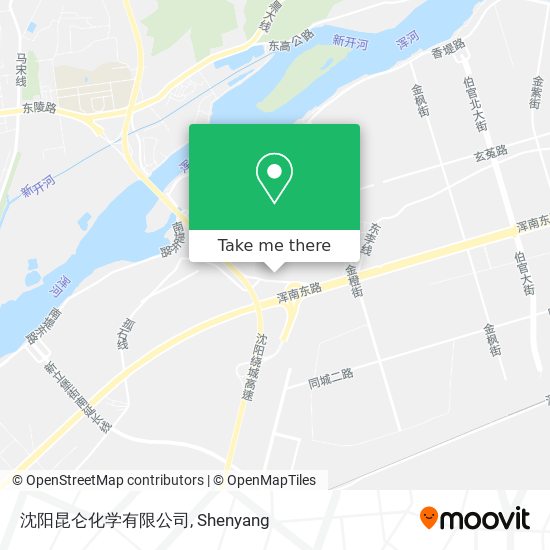 沈阳昆仑化学有限公司 map