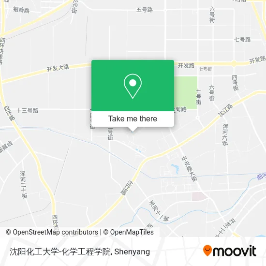 沈阳化工大学-化学工程学院 map