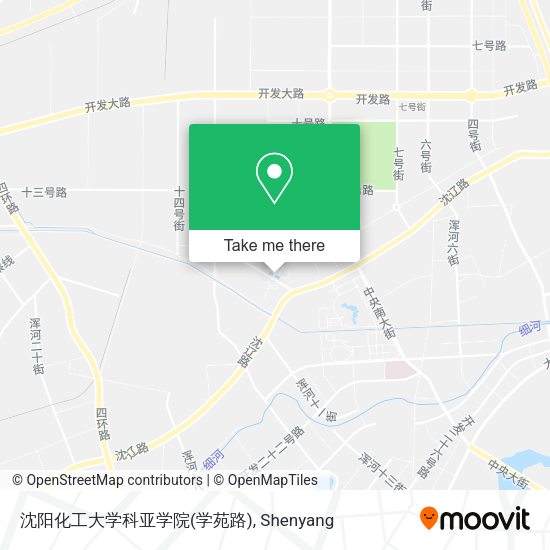 沈阳化工大学科亚学院(学苑路) map