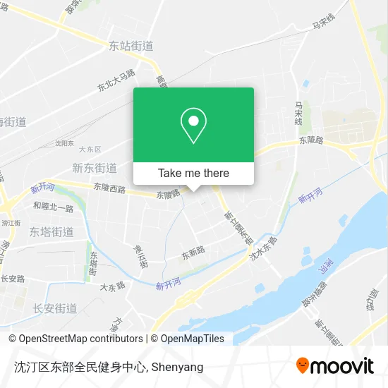 沈汀区东部全民健身中心 map