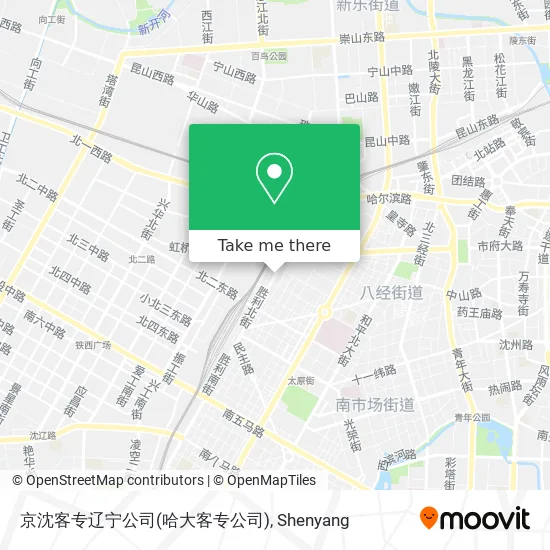 京沈客专辽宁公司(哈大客专公司) map
