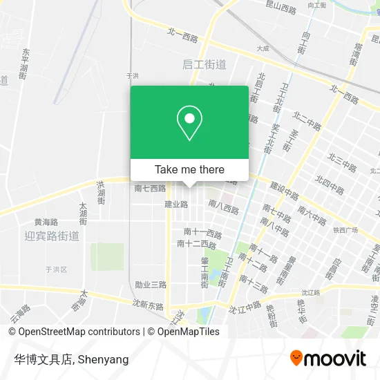 华博文具店 map