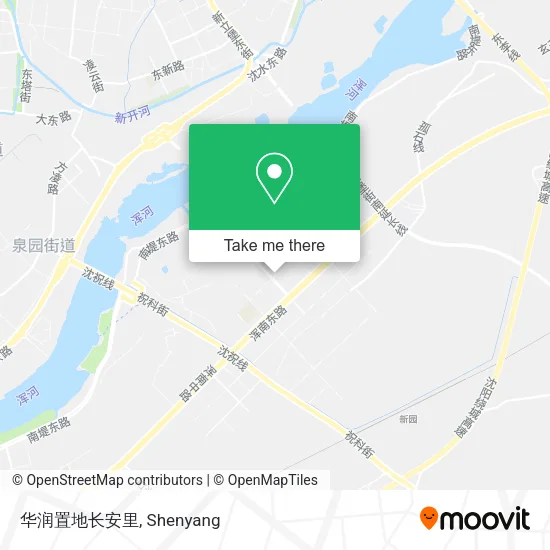 华润置地长安里 map