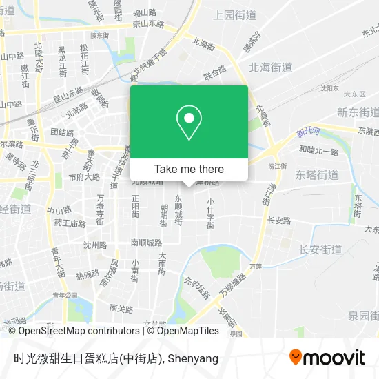时光微甜生日蛋糕店(中街店) map
