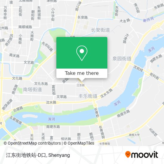 江东街地铁站-D口 map