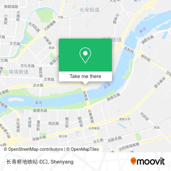长青桥地铁站-D口 map