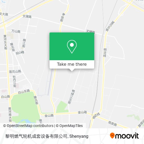 黎明燃气轮机成套设备有限公司 map