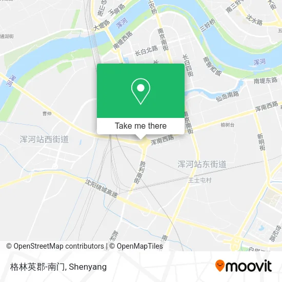 格林英郡-南门 map