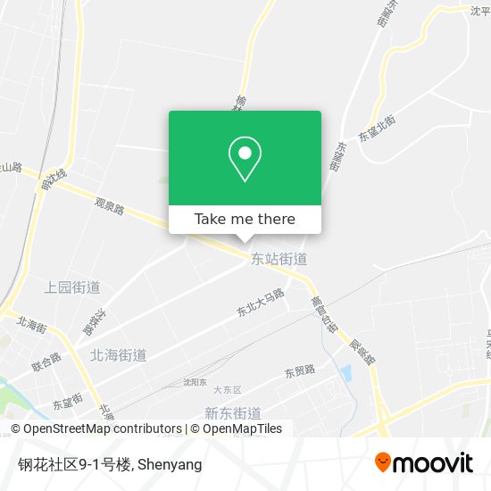 钢花社区9-1号楼 map