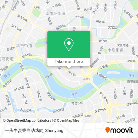 一头牛炭香自助烤肉 map