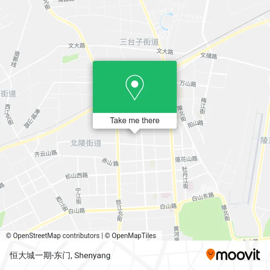 恒大城一期-东门 map