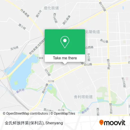 金氏鲜族拌菜(保利店) map