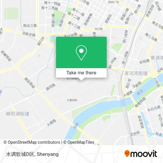 水调歌城D区 map